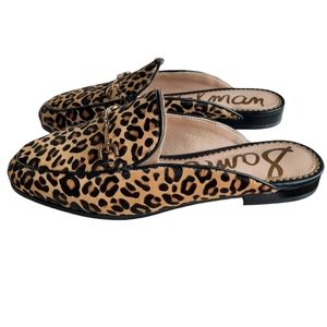 Sam Edelman Linnie Mules, Women's Size 6.5 M, Leopard MSRP $140